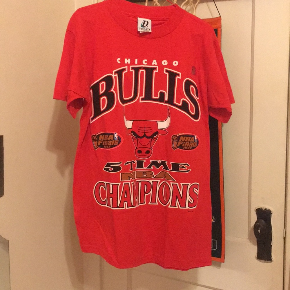 90s Vintage Chicago Bulls Championship T-shirt
